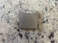 Load image into Gallery viewer, Titanium Golf Guide Ball Marker Blank, 1 1/2" x 1 1/2" x 1/8" Qty - 1 8 Gauge